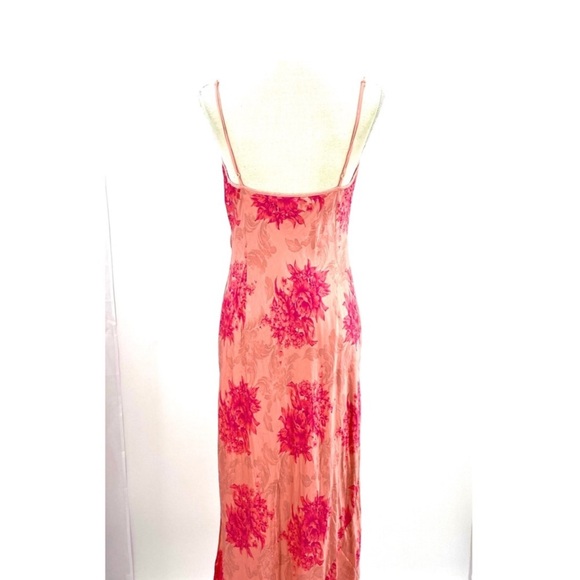 Augustus silk pink peach 100% silk slip - Picture 4 of 6